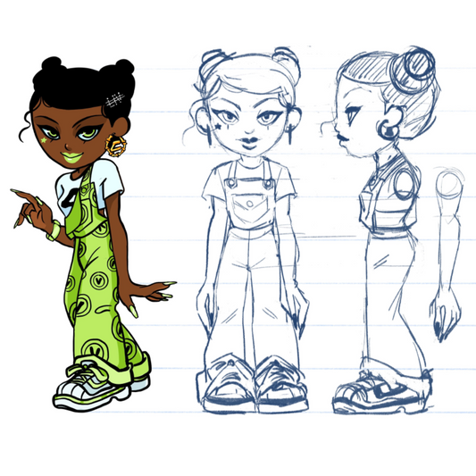 Meet Fee98 the first LIVSTREETWEAR metaverse character. She will soon become a NFT with the plug on the newest streetwear gear